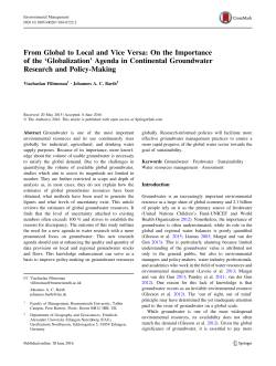 From Global to Local and Vice Versa: On the Importance of the