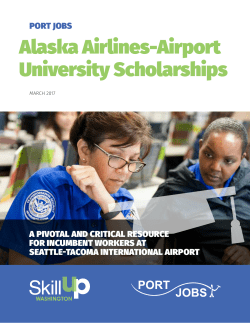 Alaska Airlines-Airport University Scholarships