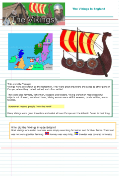 The Vikings in England Who were the Vikings? Why did the Vikings