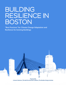 Building Resilience in Boston - Boston Society of Architects