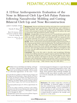 PEDIATRIC/CRANIOFACIAL