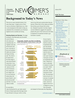 Background to Today`s News