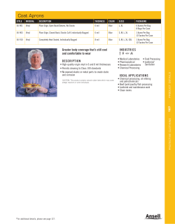 Coat aprons