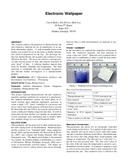 Electronic Wallpaper - Georgia Tech College of Computing