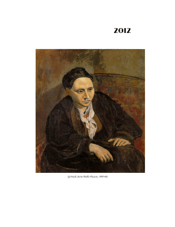 Gertrude Stein (Pablo Picasso, 1905-06)