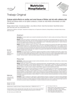 Euterpe edulis - Nutrición Hospitalaria