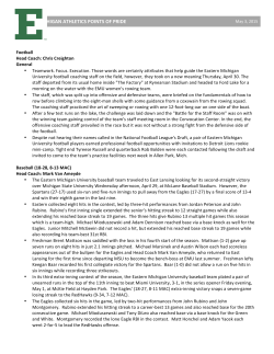 eastern michigan athletics points of pride