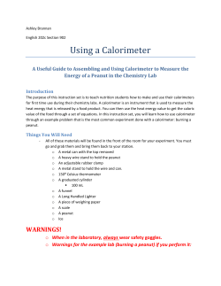 Using a Calorimeter