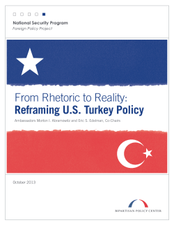 From Rhetoric to Reality: Reframing US Turkey Policy