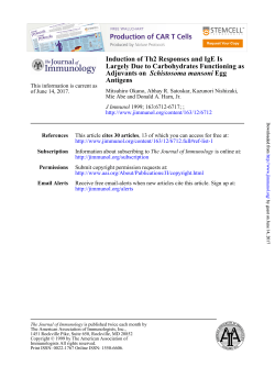 Induction of Th2 Responses and IgE Is Largely Due to