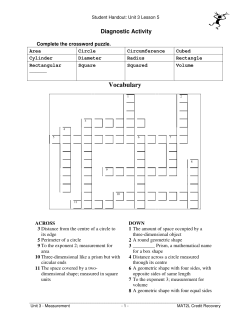 Lesson 5 - The Circle