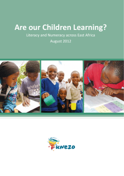 Are our Children Learning? | Literacy and Numeracy across