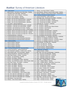 Acellus Survey of American Literature