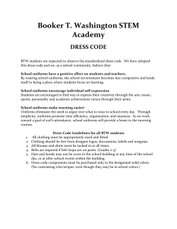School Dress Code - Champaign Unit 4 Schools