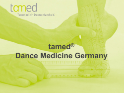 tamed® Dance Medicine Germany