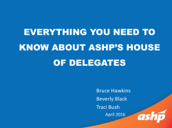 House Of Delegates Selecting Delegates