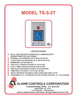 MODEL TS-5-2T:CUTSHEET TEMPLATE.qxd