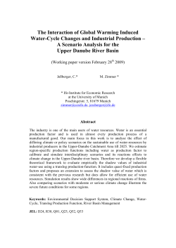 The Interaction of Global Warming Induced Water