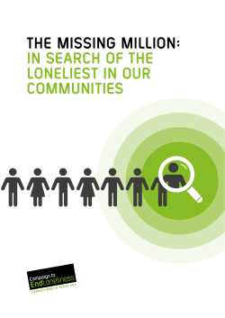 The Missing Million: searching for the loneliest in our communities