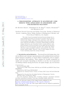 A trigonometric approach to quaternary code designs with