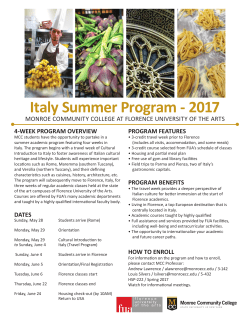 Italy Trip 2017 - Monroe Community College