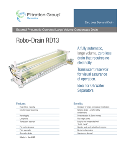 the Robo-Drain RD13 Brochure