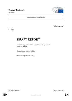 en en draft report - European Parliament