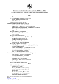 here - The Marine Biological Association