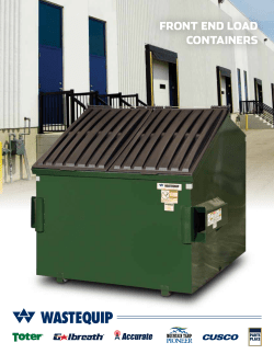 Front End Load containErs