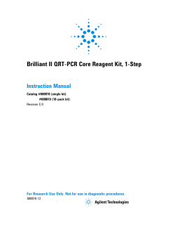 Brilliant II QRT-PCR Core Reagent Kit, 1