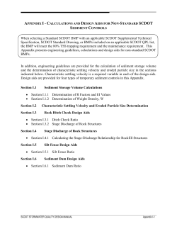 Appendix I - South Carolina Department of Transportation