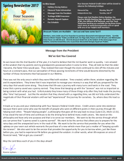 HERE - Four Seasons Federal Credit Union