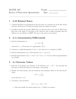 Exam 3 Practice Prob..