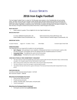 2016 Iron Eagle Football