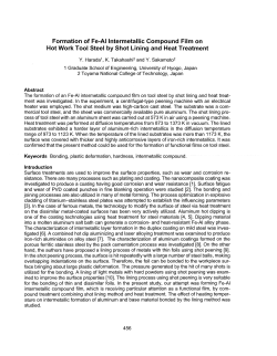 Formation of Fe-Al lntermetallic Compound Film