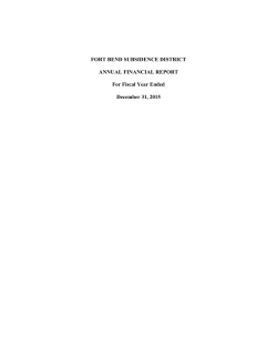 2015 Annual Independent Audit and Financial Report