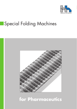 Special Folding Machines