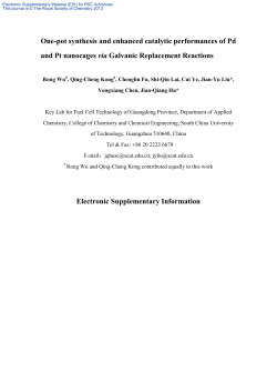 Supplementary Information - Royal Society of Chemistry