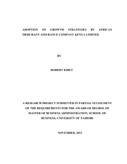 adoption of growth strategies by african merchant