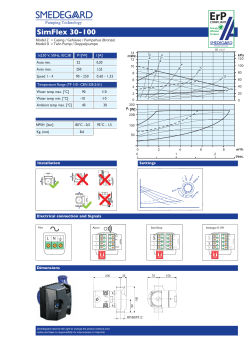 SimFlex 30-100 - Smedegaard Pumping