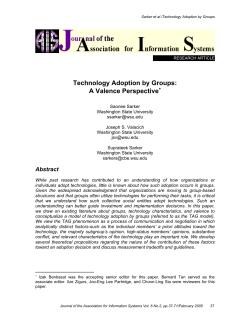 Technology Adoption by Groups: A Valence