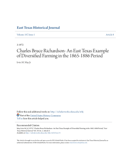 Charles Bruce Richardson- An East Texas