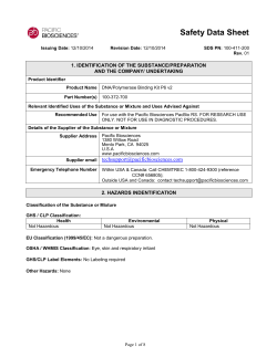 SDS, DNA Polymerase Binding Kit P6v2