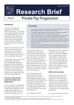 Private Pay Progression