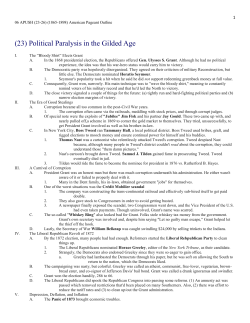 (23) Political Paralysis in the Gilded Age