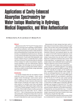LGR`s Cavity-Enhanced Absorption Spectroscopy used in multiple