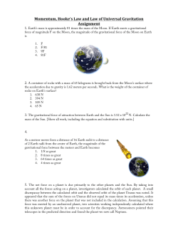 Momentum,Hooke`s Law,LUG