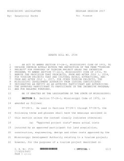 2534 - MS Legislature