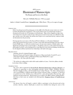 ADFA 300101 Illuminated Manuscripts