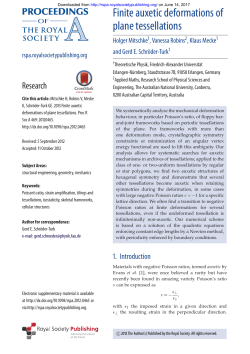 Finite auxetic deformations of plane tessellations